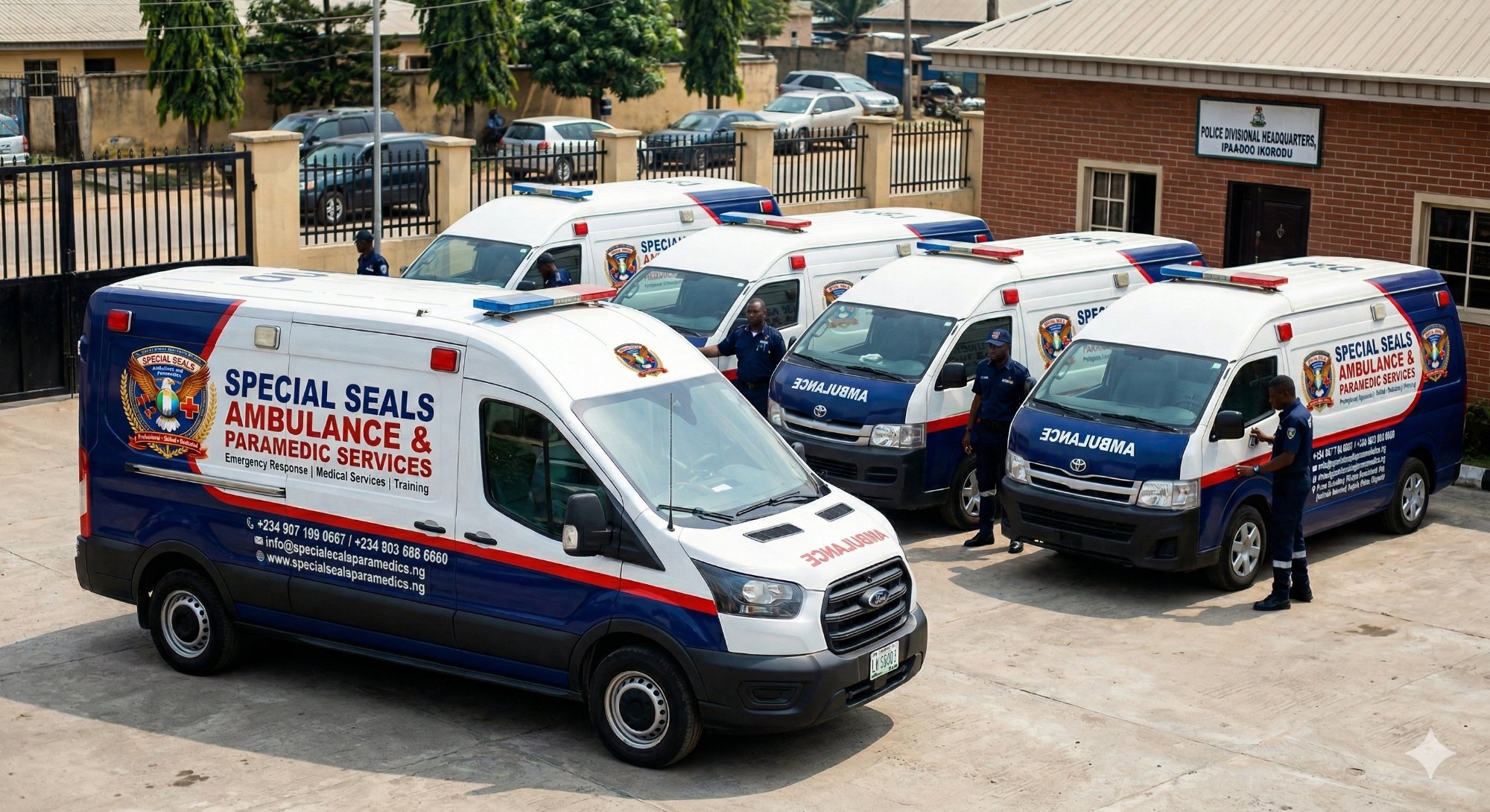 Special Seals Ambulance Fleet — Police HQ Ikorodu